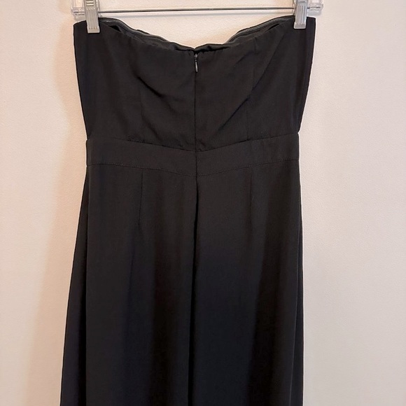 Lulus Thriving Black Strapless Tulip Leg Jumpsuit S - Picture 6 of 7